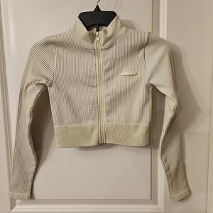 PrettyLittleThing 'PLT' Lemon Acid Wash Activewear Jacket